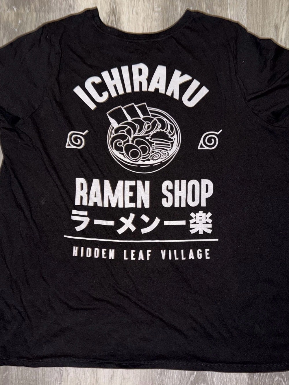 Torrid Ichiraku Ramen Shop Graphic Tee - Black Short Sleeve